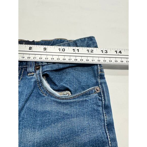 Lucky Brand Boys Classic Fit Straight Jeans 12 Blue Denim 5-Pockets - Picture 9 of 10